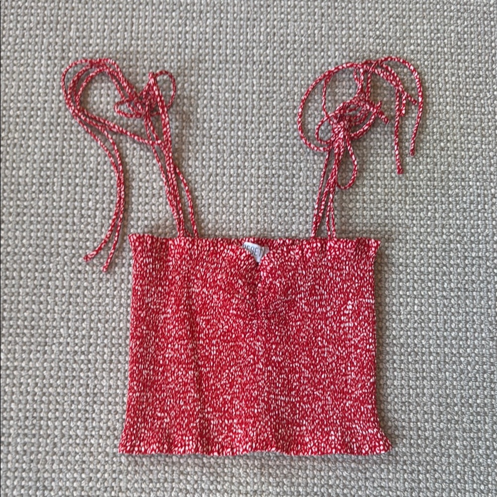 Red Camisole Top
